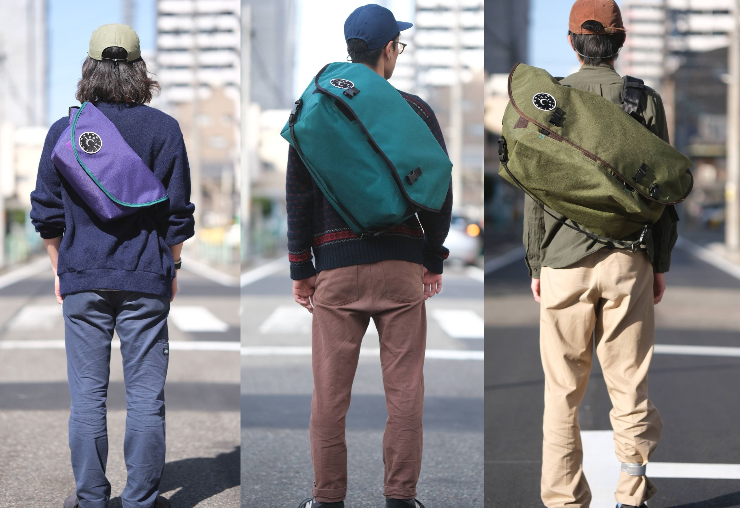 【ZODIAC BAGGAGE】Sling Messenger Bag 各サイズ比較