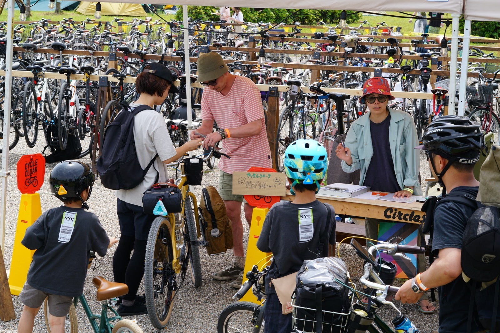 【BIKE to 森、道、市場】過去最多の自転車来場者数を記録したサイクルクローク運営について