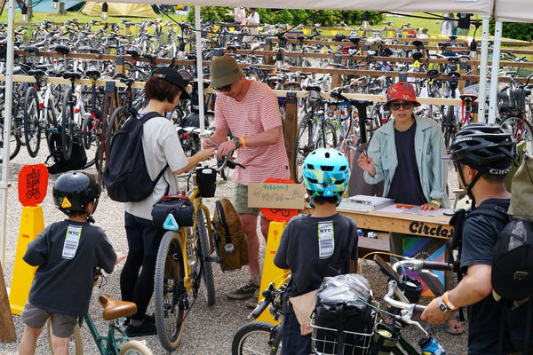 【BIKE to 森、道、市場】過去最多の自転車来場者数を記録したサイクルクローク運営について