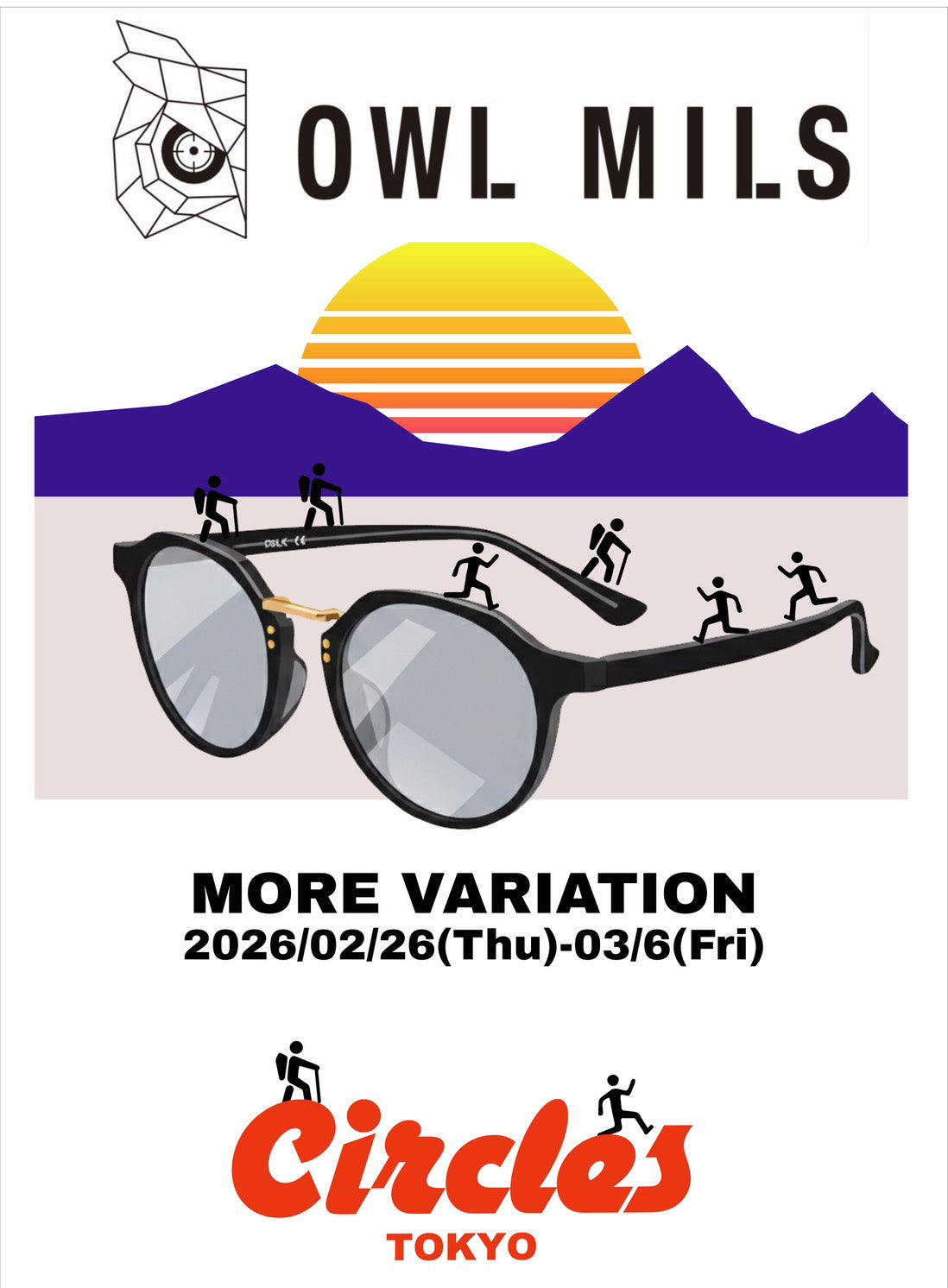 【Circles Tokyo】OWL MILS MORE VARIATION POPUP開催