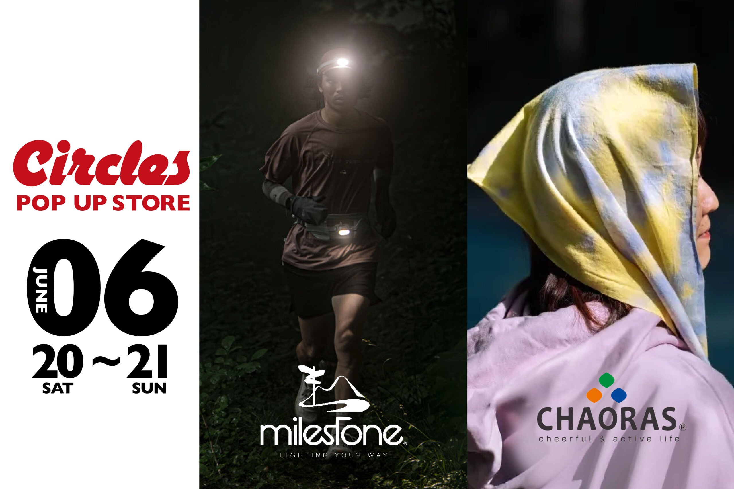 【6/20〜21】milestone ✖️ CHAORAS POP UP STORE開催🌳