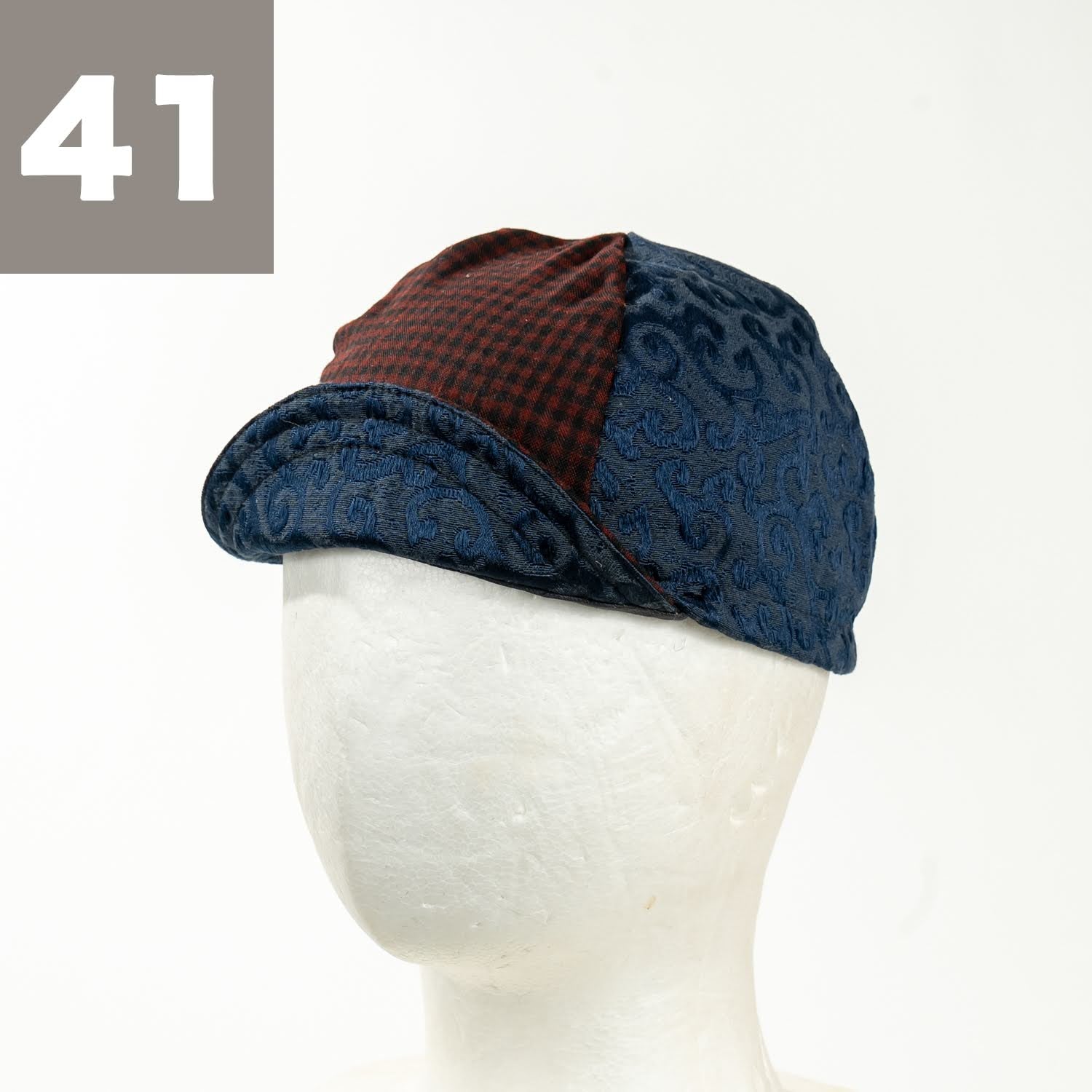 Circles チェック柄 サイクルジャージとサイクルキャップセット Cycle Cap