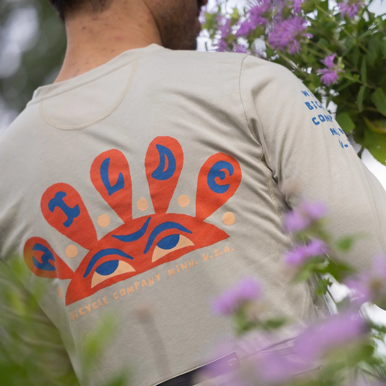 WILDE BICYCLE Ocean & San Touring Shirt - Sun Logo