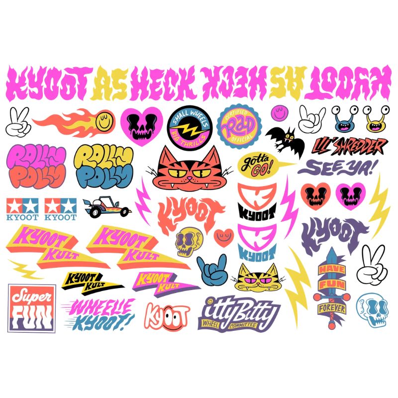 KYOOT Super Duper Fun Times Sticker Sheet