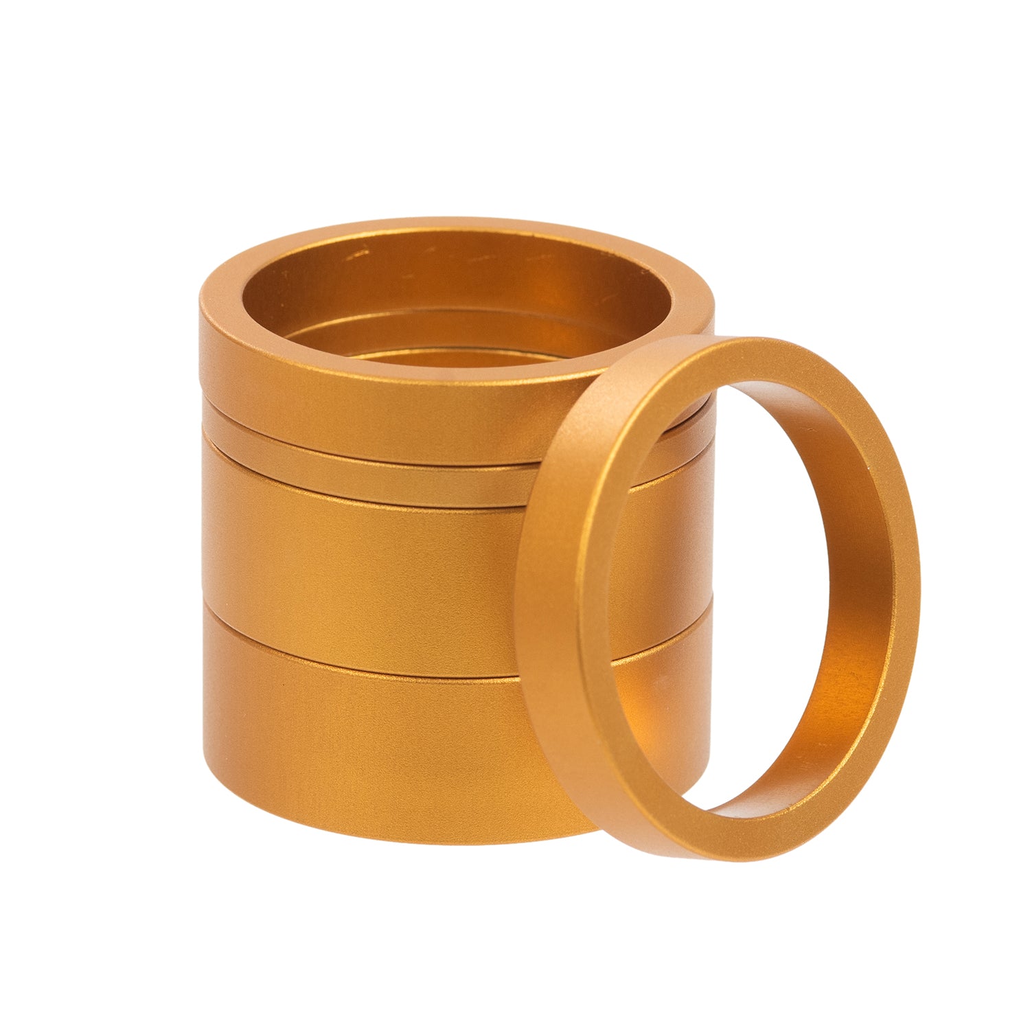 CHRIS KING Headset Spacer Kits Matte Gold 50th