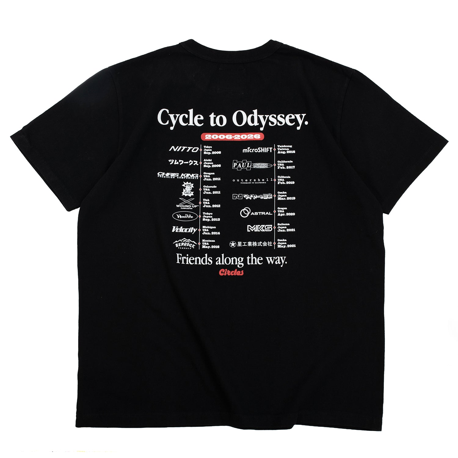 CIRCLES ORIGINAL TACOMA FUJI RECORDS meets Circles 20th T-Shirts 2026