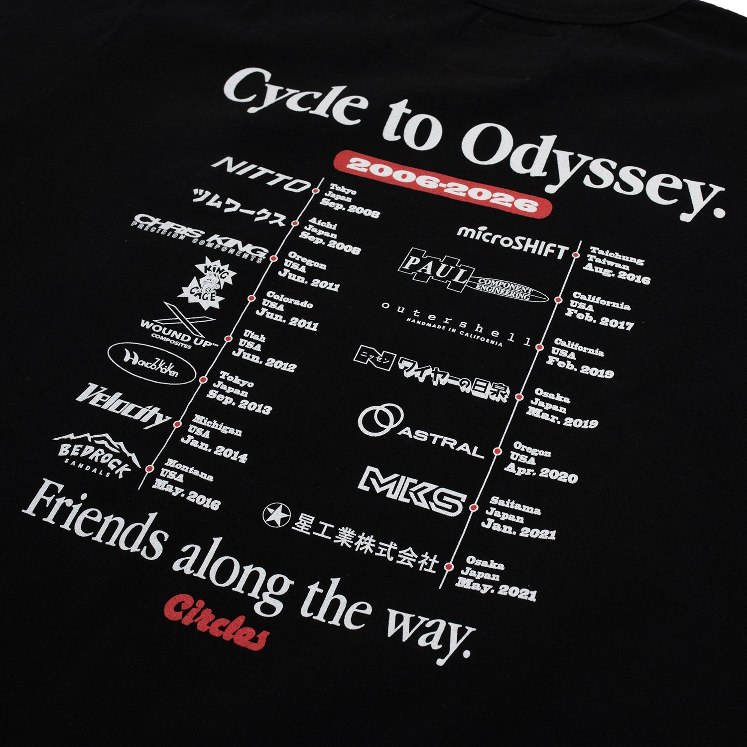 CIRCLES ORIGINAL TACOMA FUJI RECORDS meets Circles 20th T-Shirts 2026