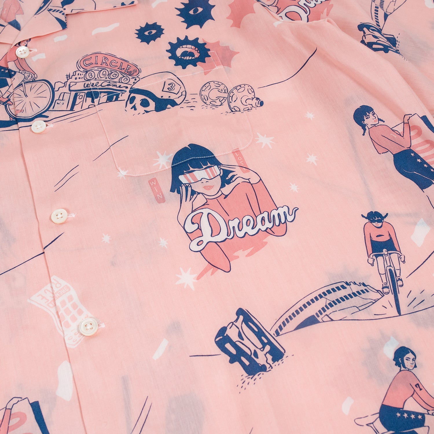 CIRCLES ORIGINAL EANBE Aloha Shirt / ニュー競輪