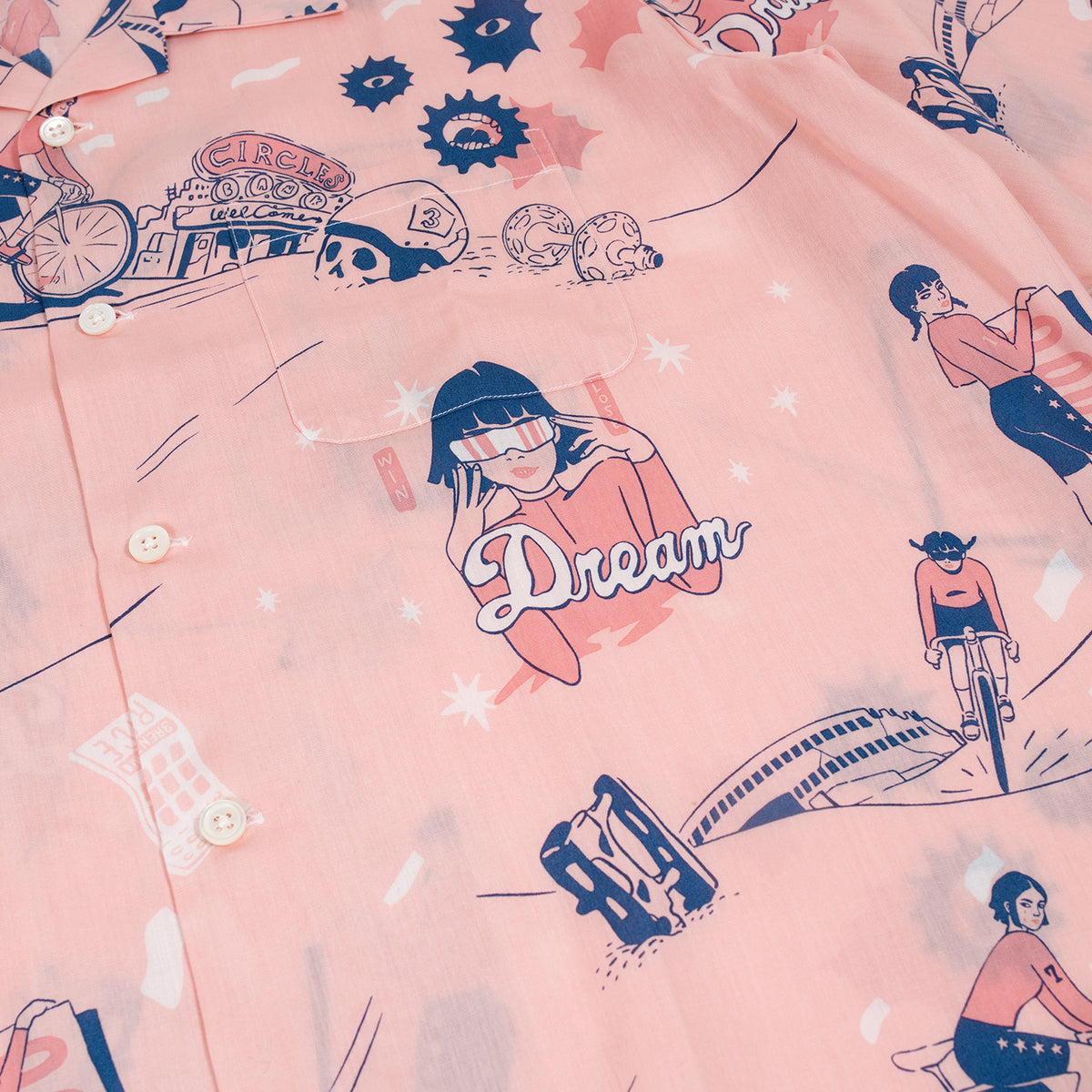 CIRCLES ORIGINAL EANBE Aloha Shirt / ニュー競輪
