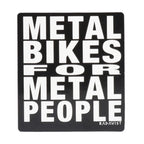 THE RADAVIST Sticker - Metal Bikes for Metal People