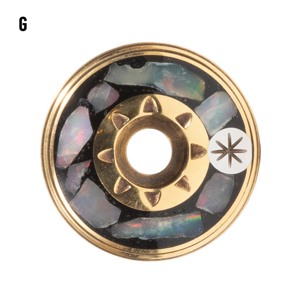 TOMII CYCLES Handmade Brass Top Cap Circles 20th Edition