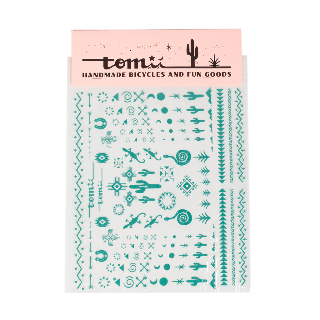 TOMII CYCLES "Desert Fossil" Decal Sheet