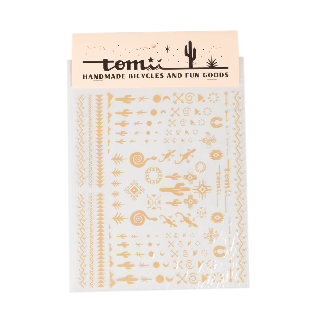 TOMII CYCLES "Desert Fossil" Decal Sheet