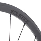 ASTRAL CYCLING Solstice x WHITE INDUSTRIES Track - Stealth Grey Wheel Set