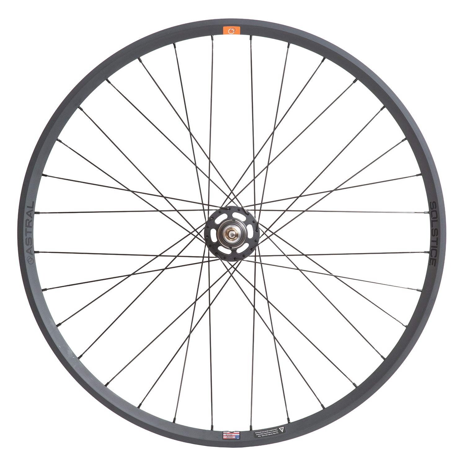 ASTRAL CYCLING Solstice x WHITE INDUSTRIES Track - Stealth Grey Wheel Set