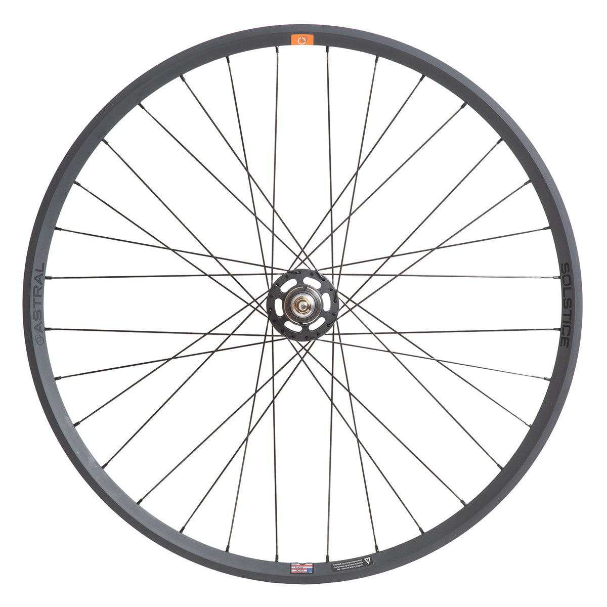 ASTRAL CYCLING Solstice x WHITE INDUSTRIES Track - Stealth Grey Wheel Set
