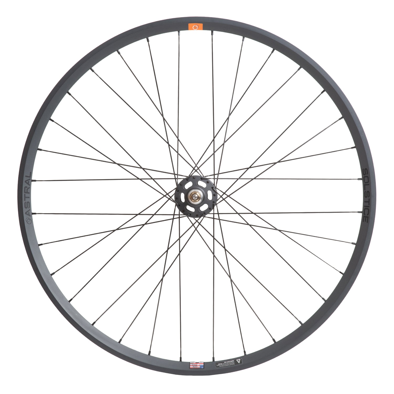 ASTRAL CYCLING Solstice x WHITE INDUSTRIES Track - Stealth Grey Wheel Set