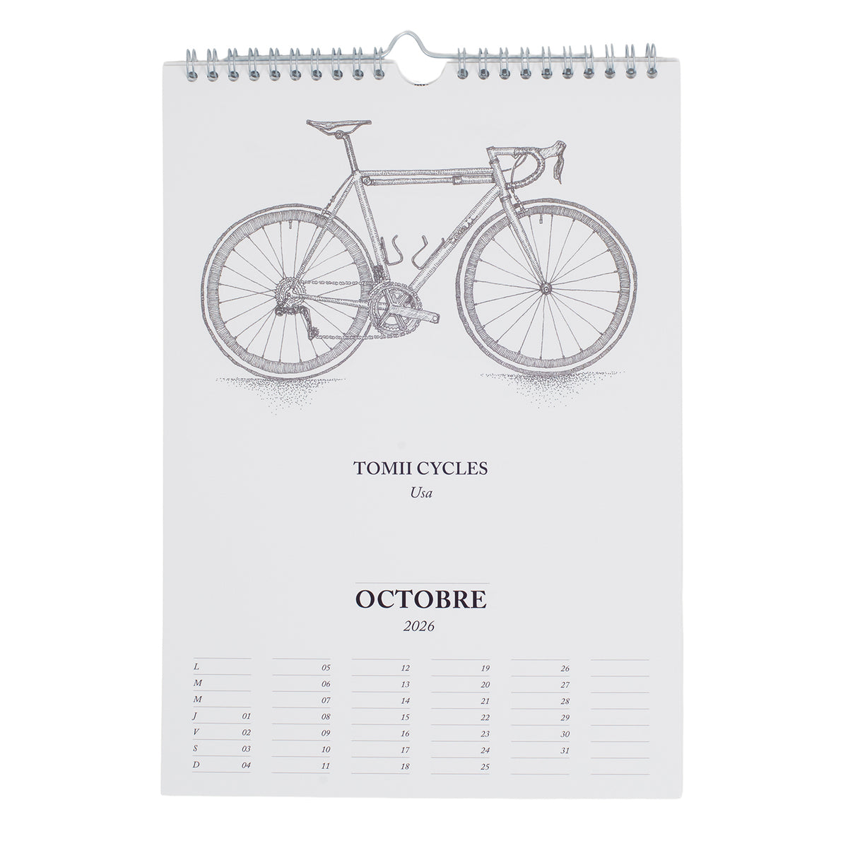 ATLAS DU CYCLE 2026 Calender
