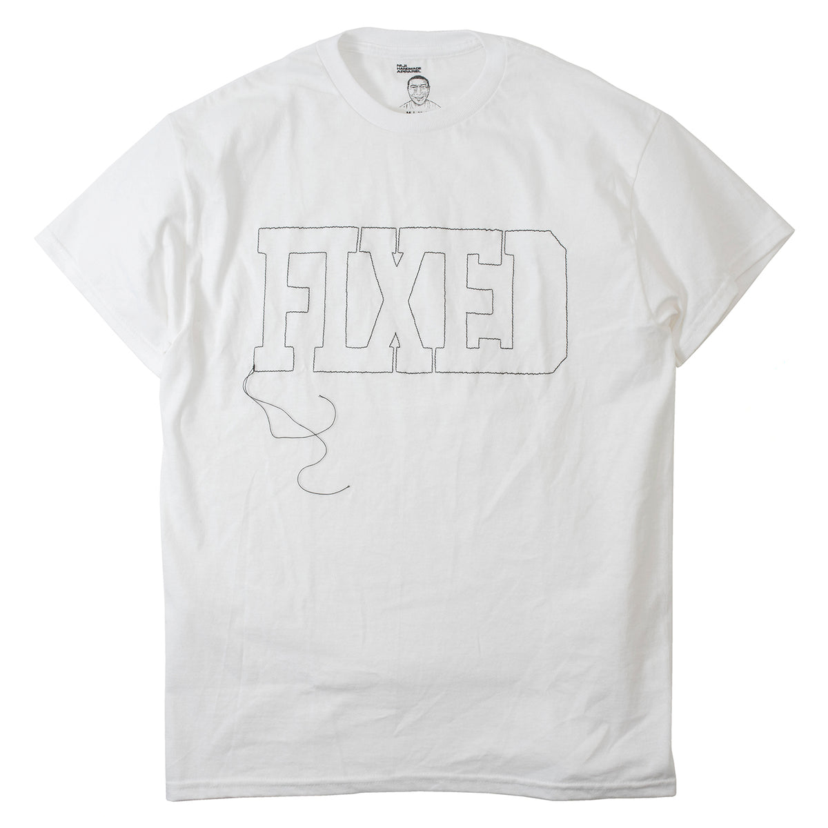 RELAX FIT Stitch T-shirt “ FIXED ” Made for Circles