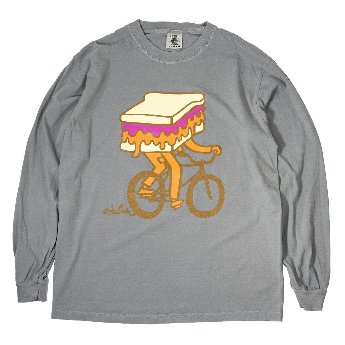 SKLAR BIKES PBJ Sandwich Man L/S T-Shirt