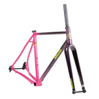 WILDE BICYCLE Mean Jean Frame Set - Purple / Pink Sparkle