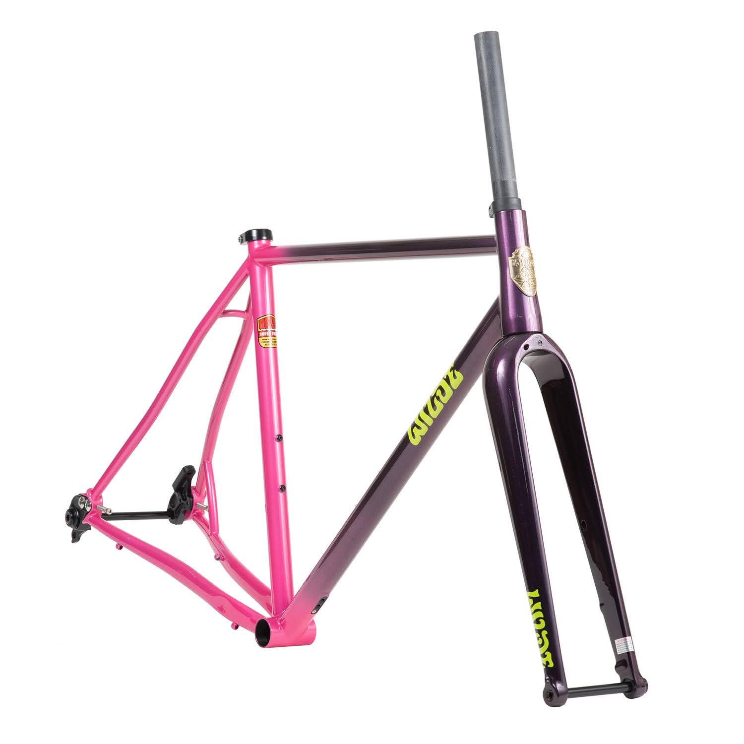 WILDE BICYCLE Mean Jean Frame Set - Purple / Pink Sparkle