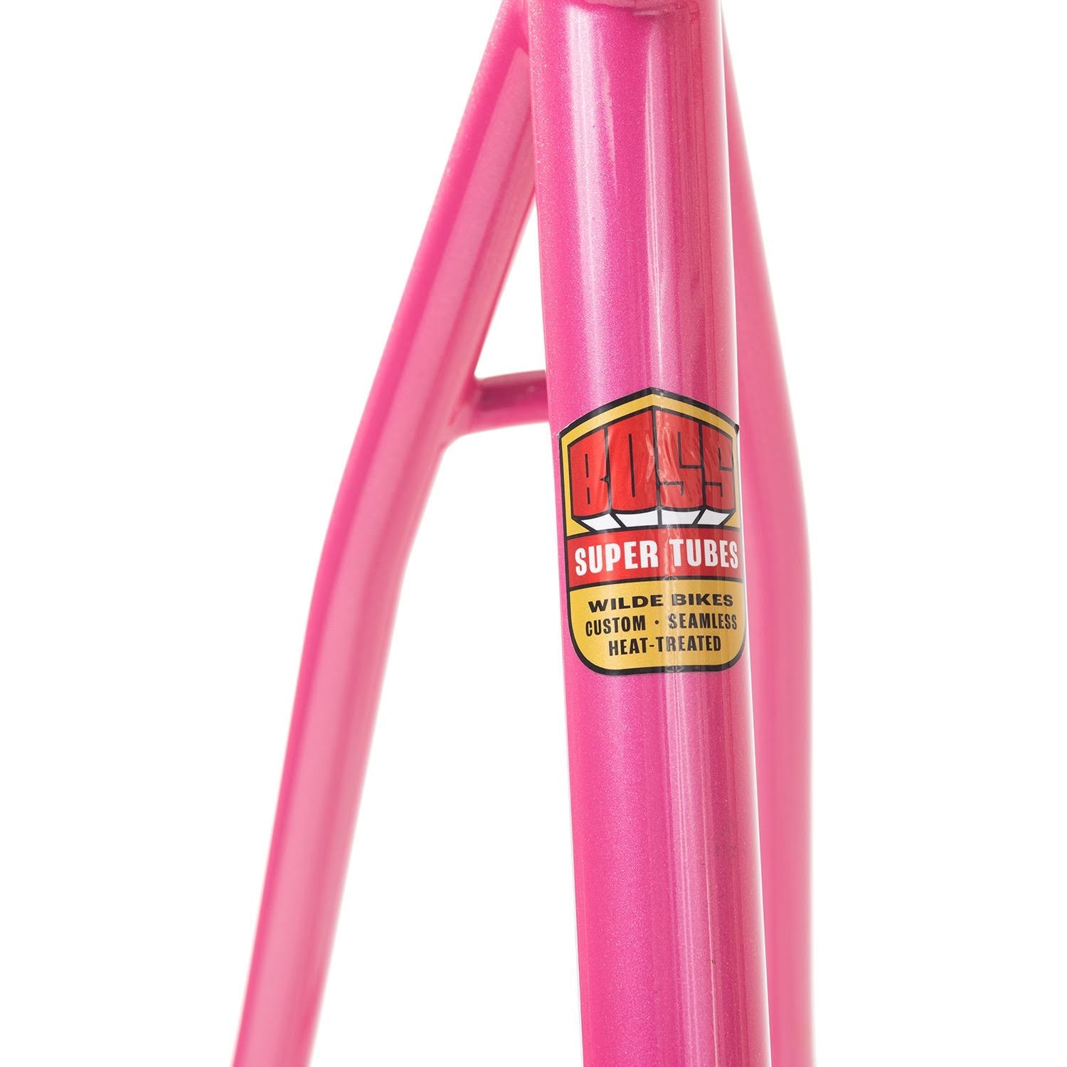 WILDE BICYCLE Mean Jean Frame Set - Purple / Pink Sparkle