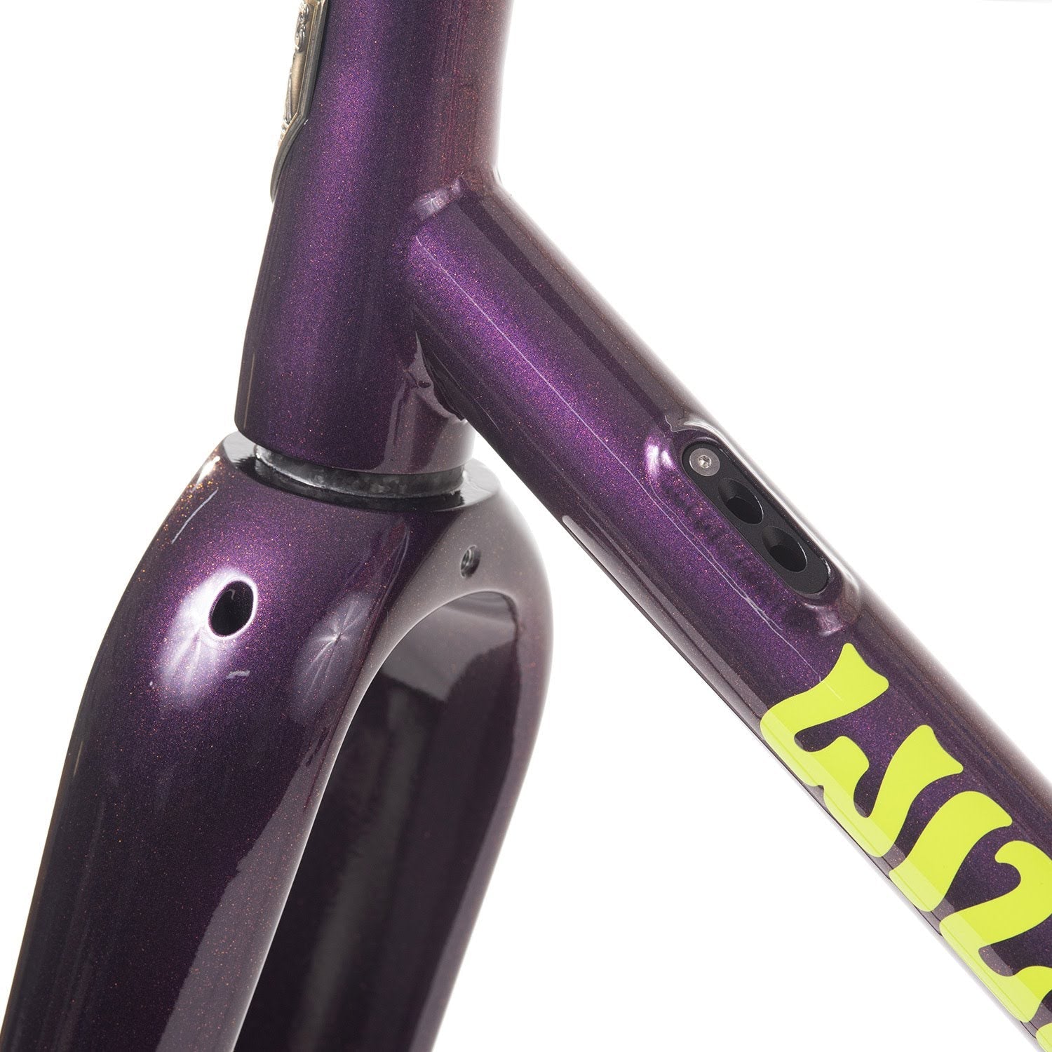 WILDE BICYCLE Mean Jean Frame Set - Purple / Pink Sparkle