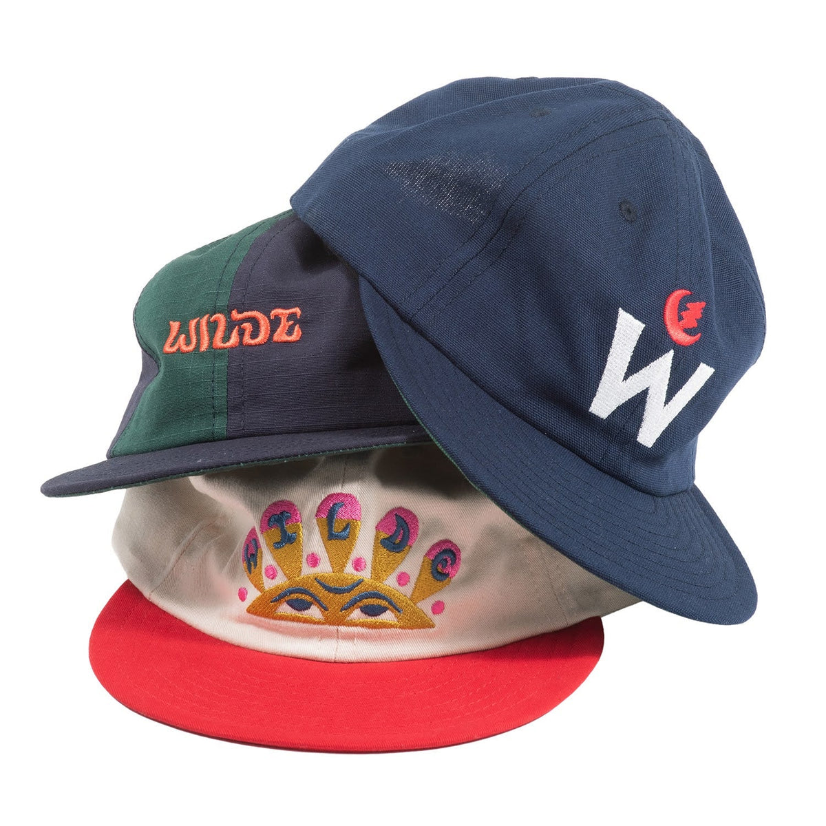 WILDE BICYCLE Wilde x Kiz Caps - Regular Brim (Navy)