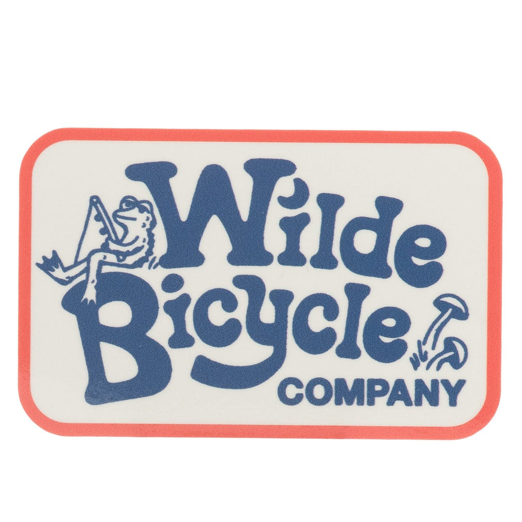 WILDE BICYCLE Frog Fisher Sticker