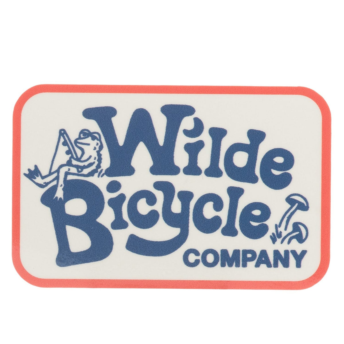 WILDE BICYCLE Frog Fisher Sticker