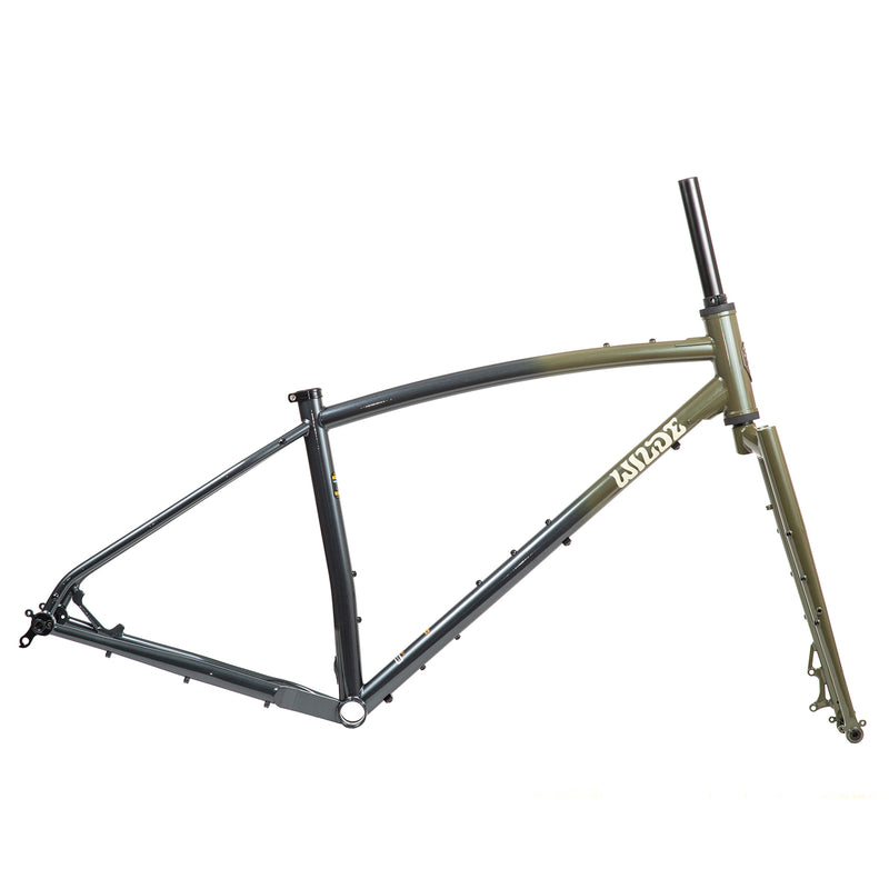 WILDE BICYCLE Supertramp Frame Set - Sparkly Green Grey