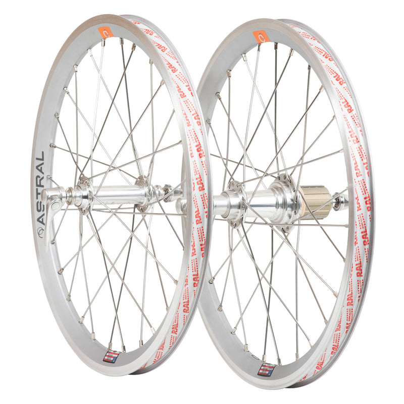 GORILLA SPUN Build Wheel [ASTRAL Solstice 16" Matte Silver x VELOCITY Race Hub]