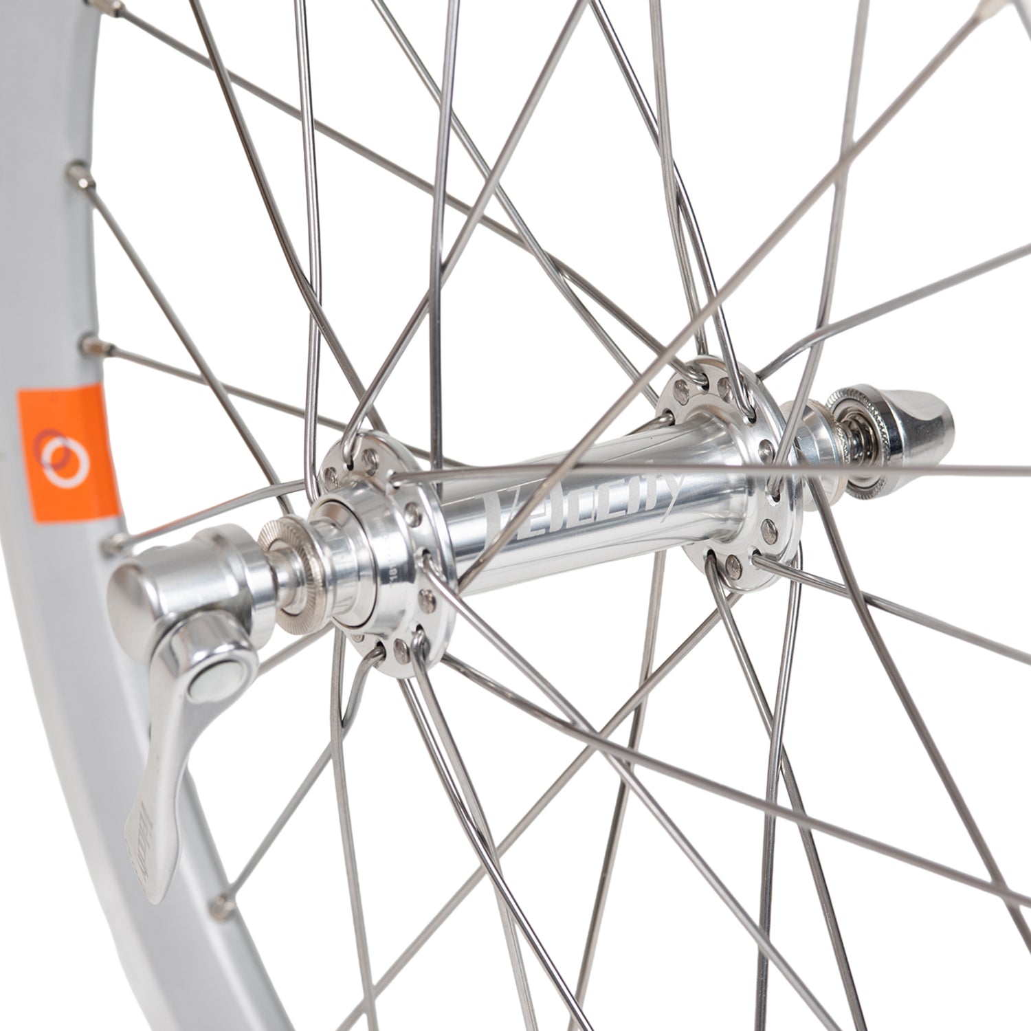 GORILLA SPUN Build Wheel [ASTRAL Solstice 16" Matte Silver x VELOCITY Race Hub]