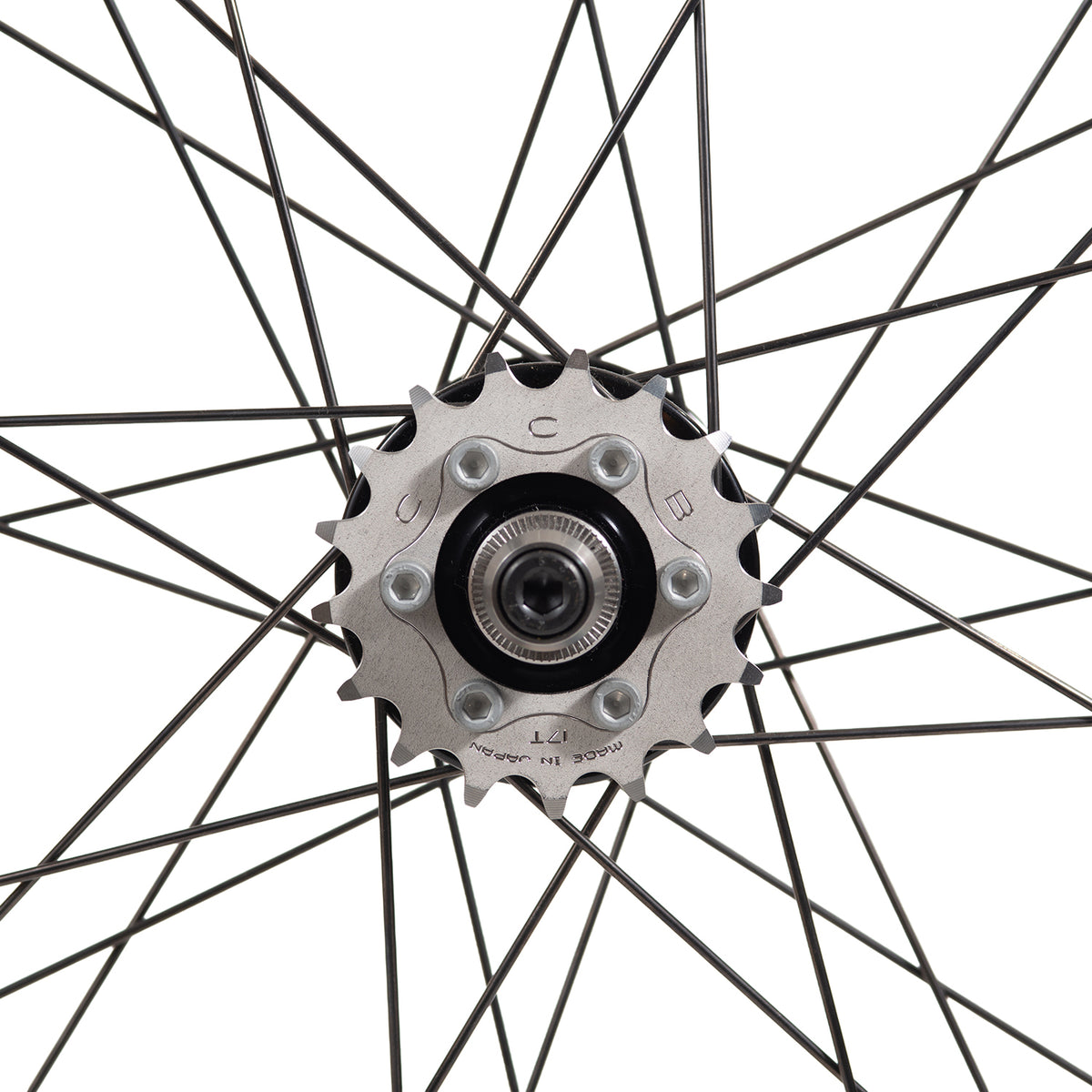 GORILLA SPUN [VELOCITY Quill × CHRIS KING Boost 6-Bolt Front Hub x CCB Track Wheel]