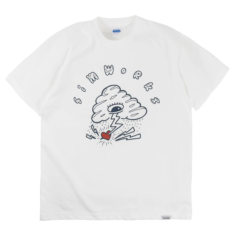 [B-Grade] SIMWORKS Monoeye T-Shirts White/XXL