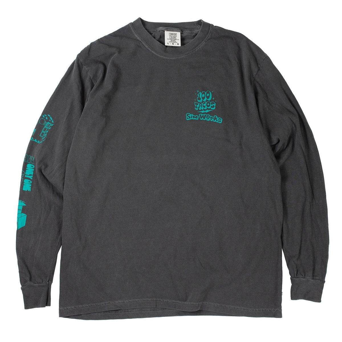 100 TACOS x SIMWORKS Long Sleeve Shirt