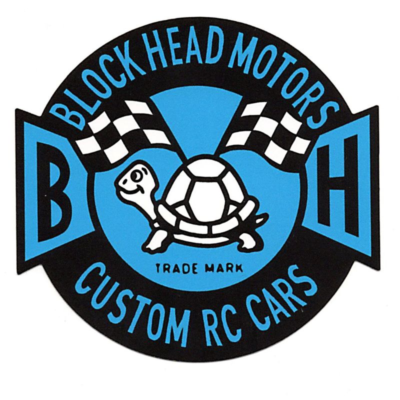 BLOCKHEAD MOTORS Emblem Sticker