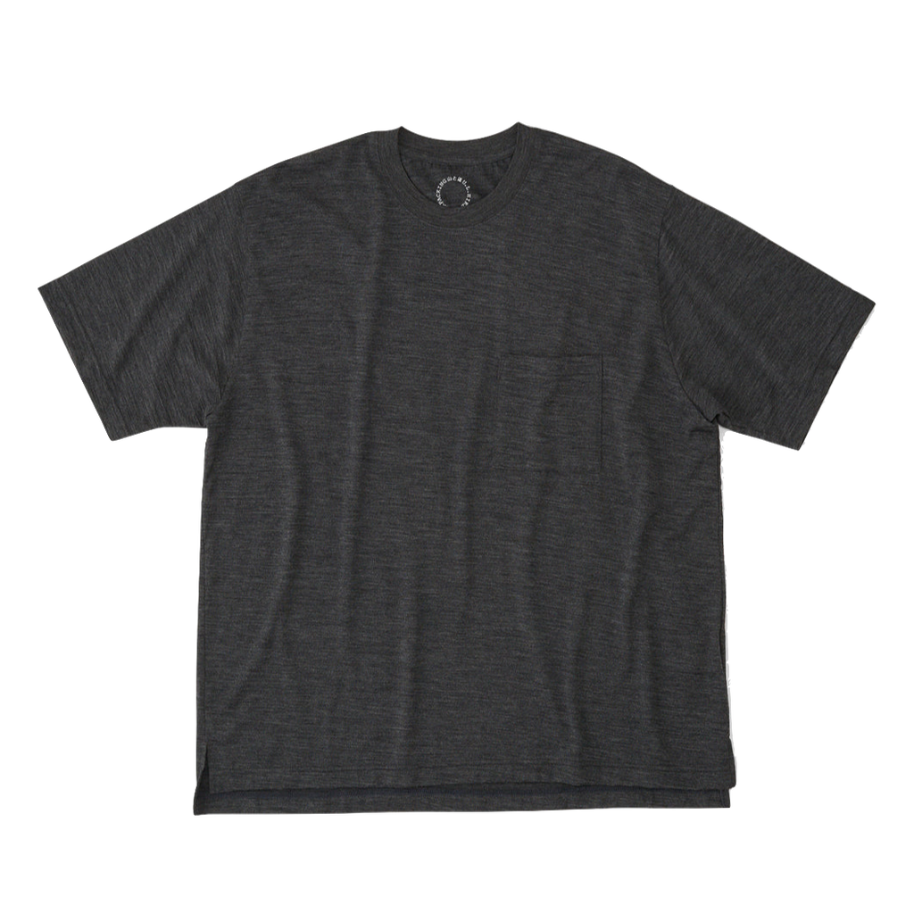 山と道 2024 100% Merino Light Crew Neck Pocket