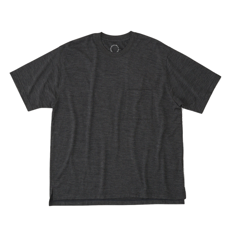 山と道 2024 100% Merino Light Crew Neck Pocket