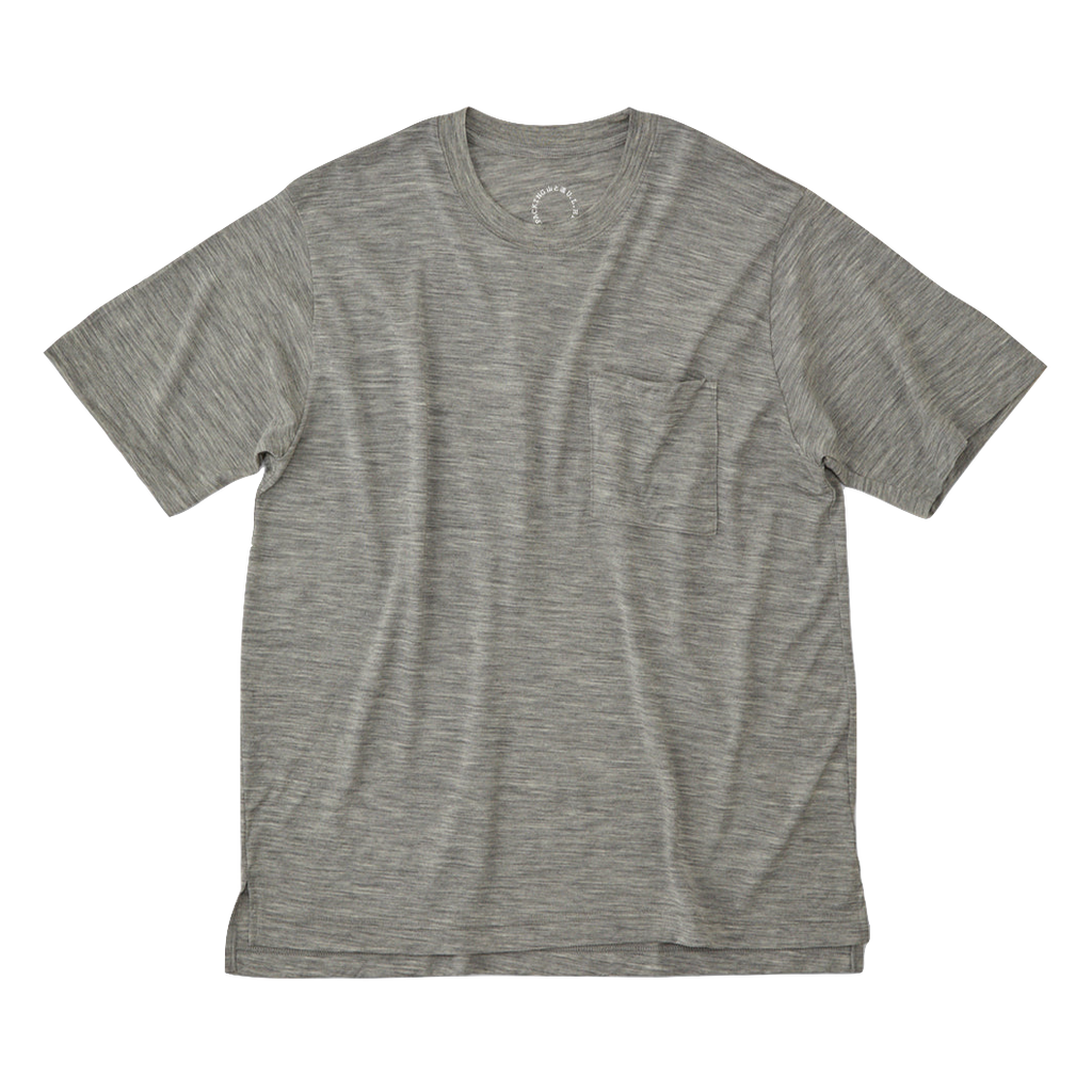 山と道 2024 100% Merino Light Crew Neck Pocket