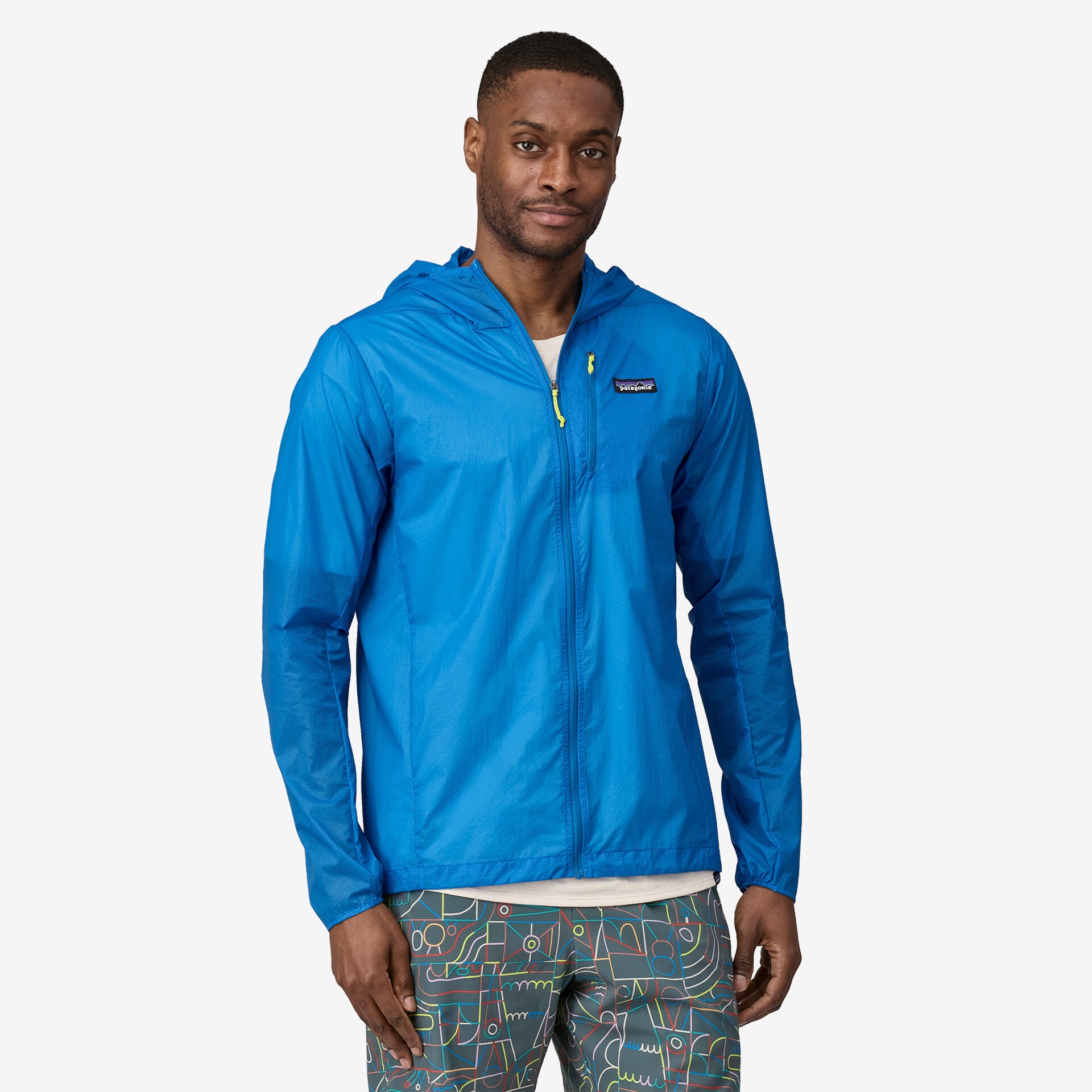 patagonia メンズ M 青 フーディニジャケット