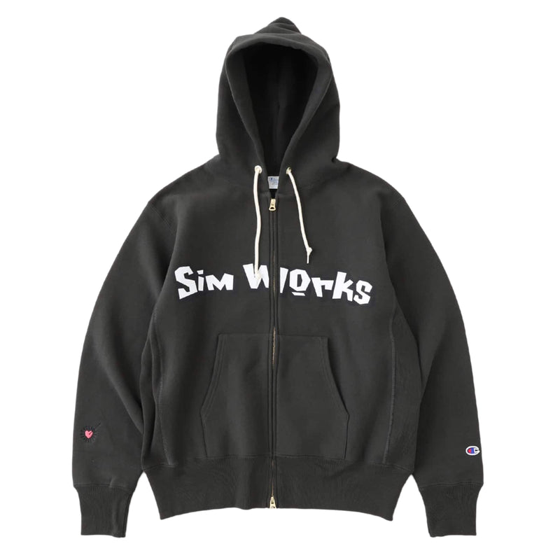 CHAMPION SIMWORKS Logo Zip Hoodie