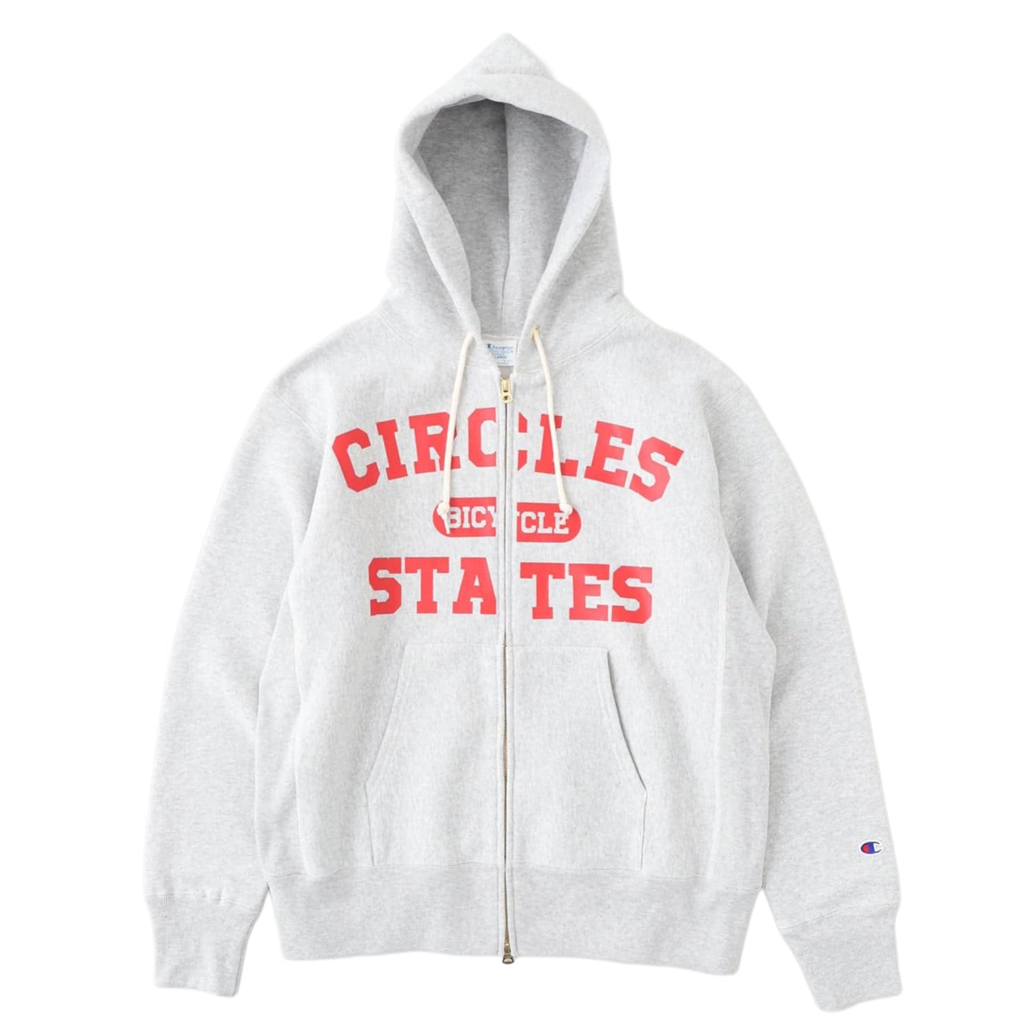 CHAMPION Circles Logo Zip Hoodie