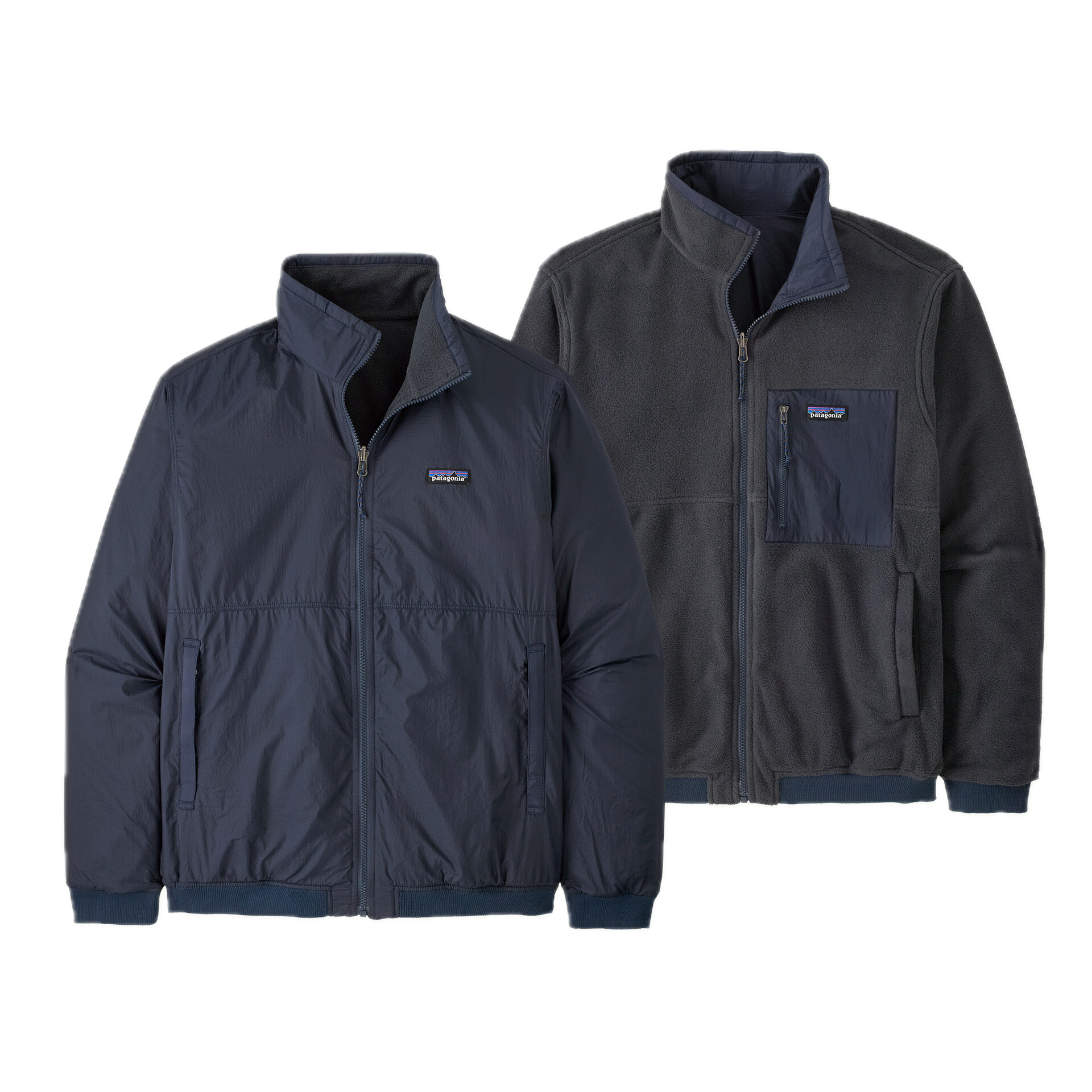 Patagonia リバーシブル - ⁄ Navy Vest☆極美品☆パタゴニア 極美品 20年