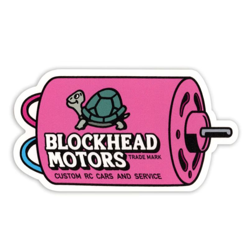 BLOCKHEAD MOTORS Motor Sticker