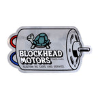BLOCKHEAD MOTORS Motor Sticker