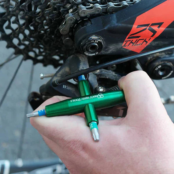 ABBEY BIKE TOOLS 4-Way Multi Tool - Tool with frame and interchangeable bits