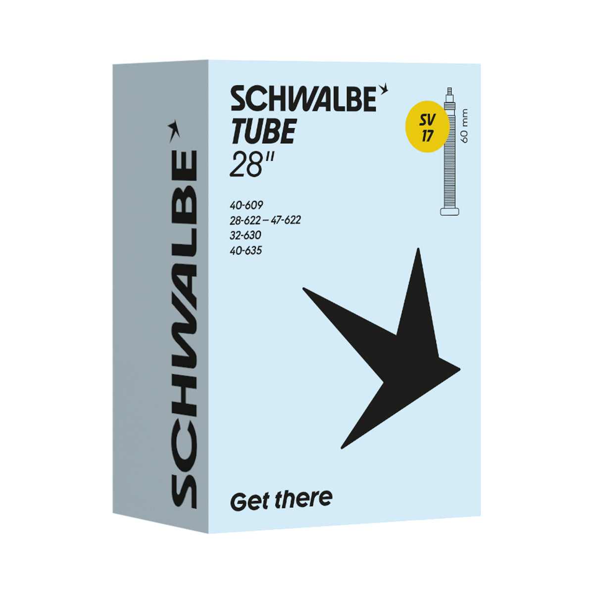 SCHWALBE SV 17 Tube 60mm (New Logo)