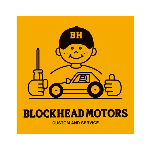 BLOCKHEAD MOTORS ステッカーセット ラジコン用 BLOCKHEAD MOTORS RC Boy Sticker